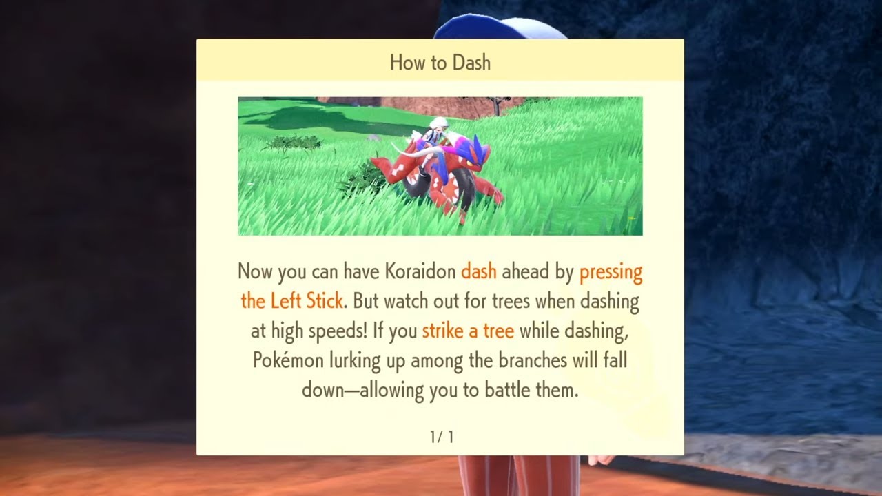 Koraidon how to dash