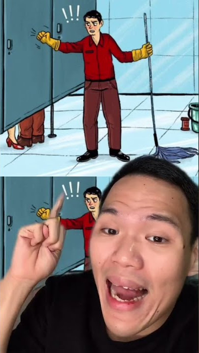Kenapa pintu toilet umum selalu begini ⁉️ Supaya gak mesum ⚠️🤯 #Shorts #YouTubeShorts