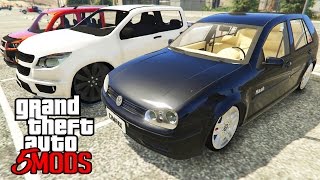 GTA 5 Mods - 08 Carros BRASILEIROS muito REBAIXADOS para os Encontros!  GOLETA & SAVEIRO (PC MODS) 