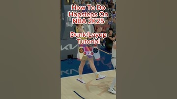 Hop Step Dunk/Layup (Full Tutorial) With Controller #nba2k #nba2k25 #nba2k25tips