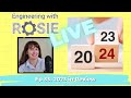 2023 to 2024 wrap up and predictions  engineering with rosie live ep 33