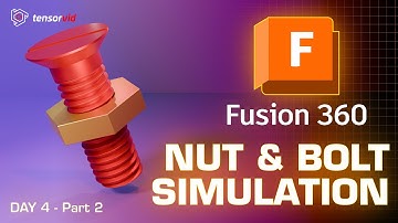 How to create Nut and Bolt in Fusion 360 Tutorial for Beginners - Part 2