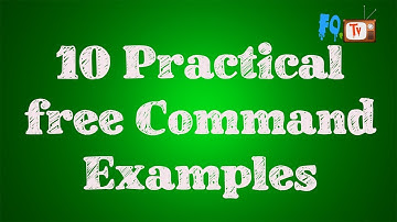 Linux Command Line Tutorial | free command | Check System Memory Usage | FOTV