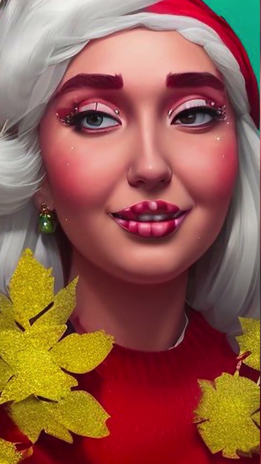 Schaffe weihnachtliche Stimmung mit Weihnachtsschminke - YouTube
