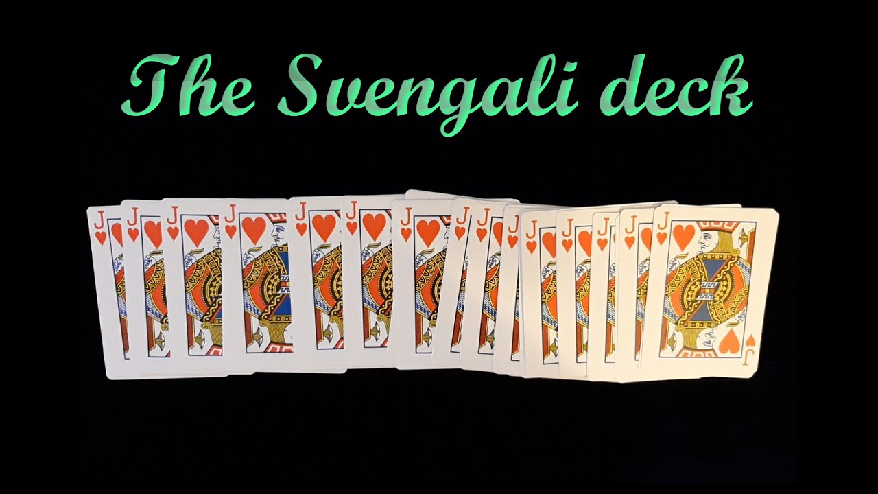 Svengali deck performance Awesome card trick! YouTube