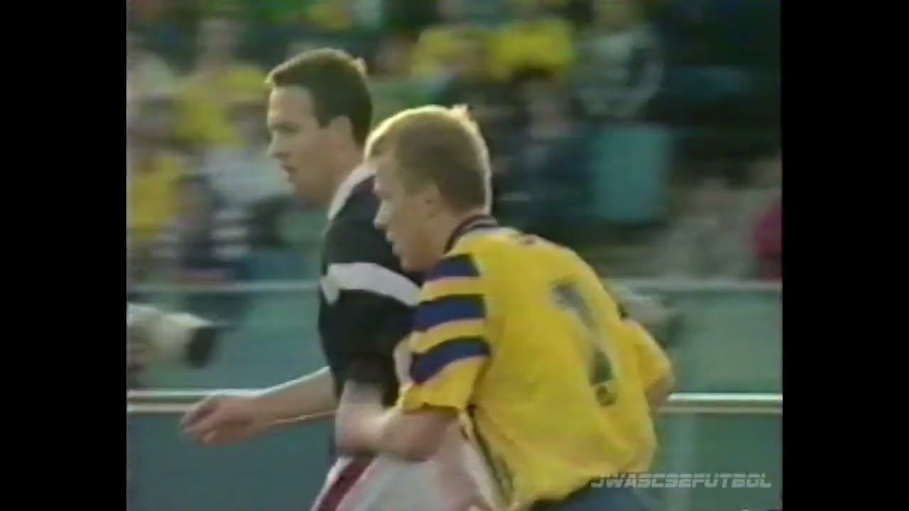 1997.04.30 Sweden 2 - Scotland 1 (Full Match 60fps - 1998 FIFA World Cup qualification)