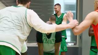 Jrue Holiday Mic'd Up at Boston Celtics practice