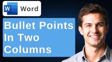 How To Create Bullet Points In Two Columns Microsoft Word [2025 Guide]