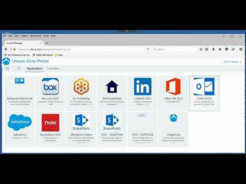 Review of Access Manager's User Portal