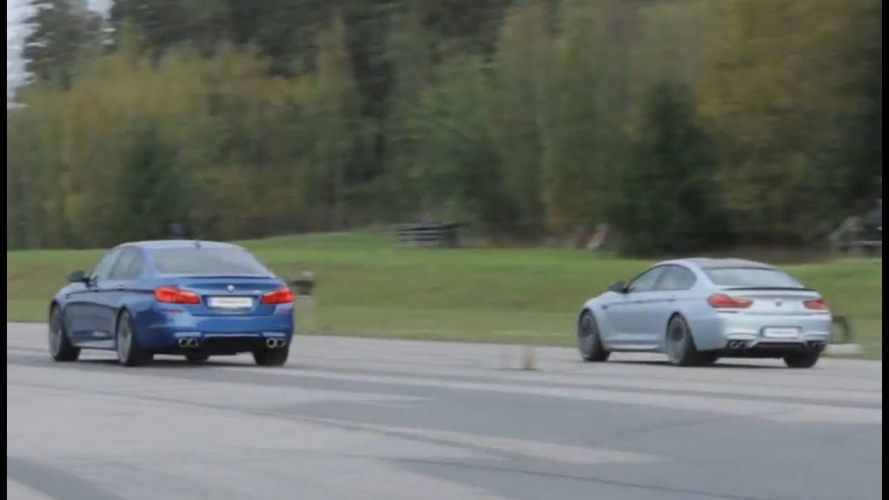 Tuned Bmw M5 F10 Vs M6 Gran Coupé With 305 Km H Limiter Stock Tuned Bmw M5 F10 Vs M6 Gran Coupé With 305 Km H Limiter Stock
