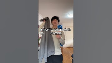 cropped hoodie tutorial #fashion #tutorial #crophoodie