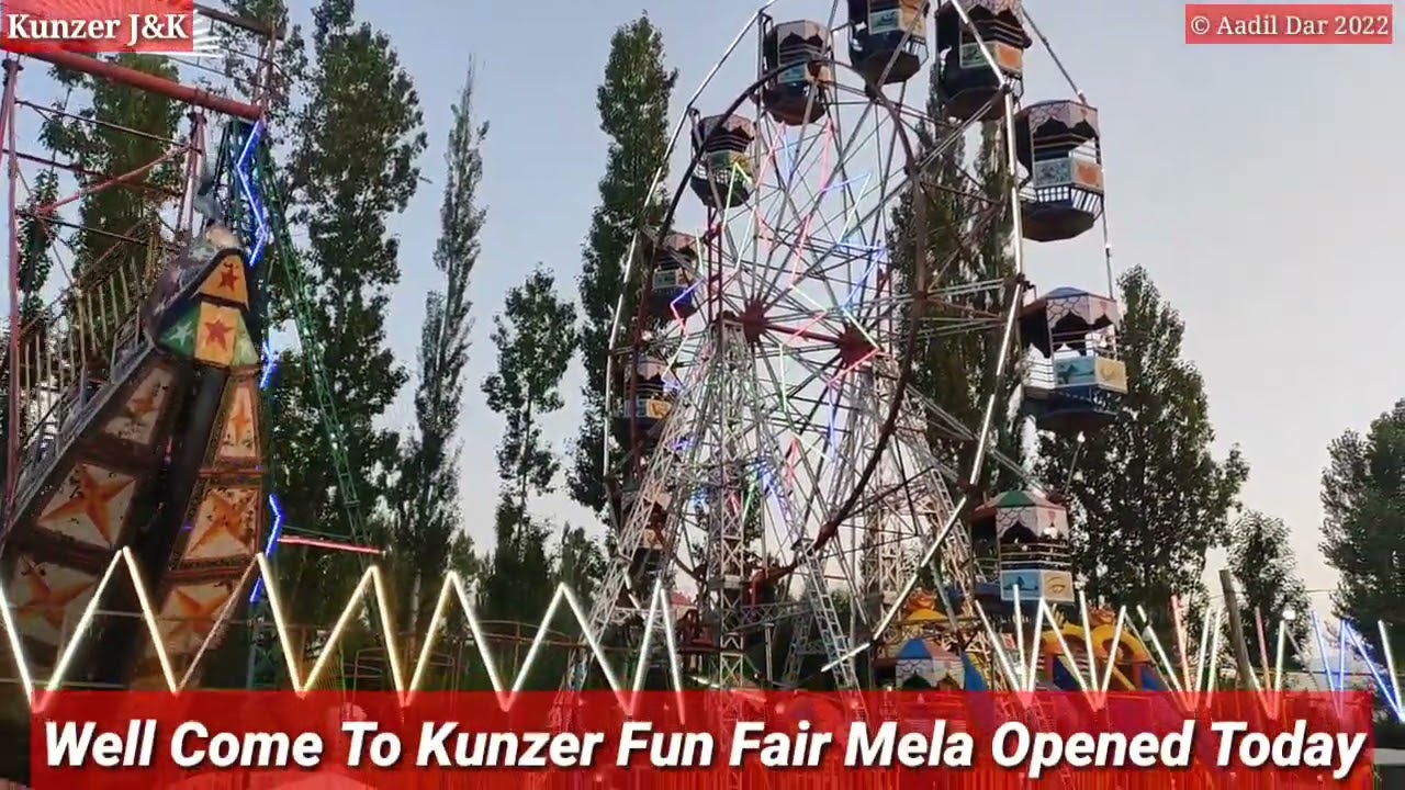 Opening Ceremony Of #Kunzer Fun Fair Mela #Gulmarg Road At Batpora  Courtesy Aadil Dar 