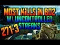 BO2: *BEAST* 271 Kills w/Uncontrolled Streaks! - Call of Duty: Black Ops 2