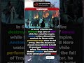 🔥🎻 Nero While Rome Burned #history #rome #nero #fyp #shorts