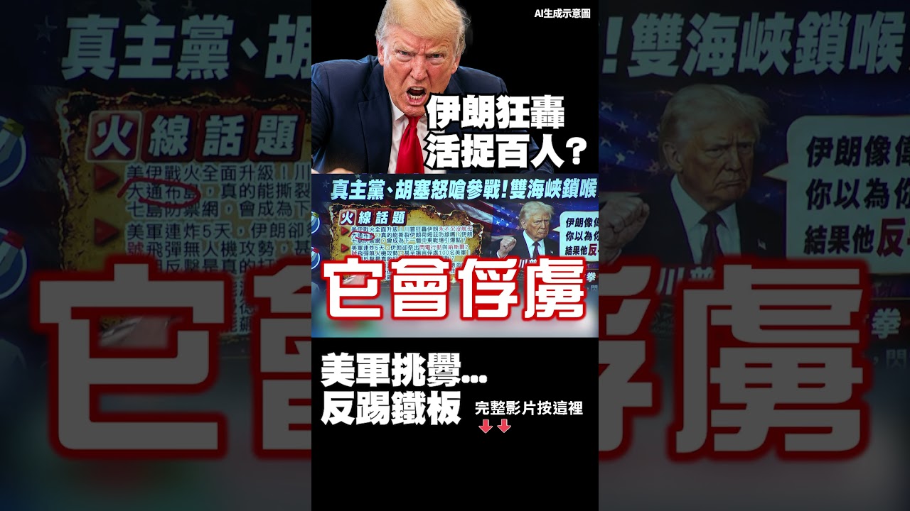 美軍囂張挑釁踢鐵板！猛攻「不沉航母」慘遭伊朗第8波狂轟 嗆「要活捉100名美軍」！雙海峽鎖死、油價恐飆200美元！｜#獨家觀點 #環球大戰線 #寰宇新聞 @globalnewstw