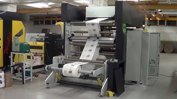 Somtas Flexo Printing Machine 4 color Stack Type