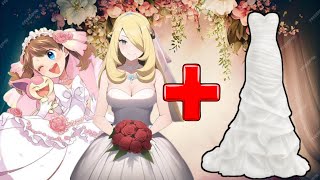 //Pokegirls in Wedding Dress// Pokemon Anime Status #pokemon