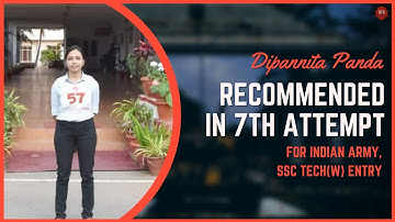 Recommended For SSC Tech Entry In Her 7th Attempt | Dipannita Panda |Recommended Candidate Interview