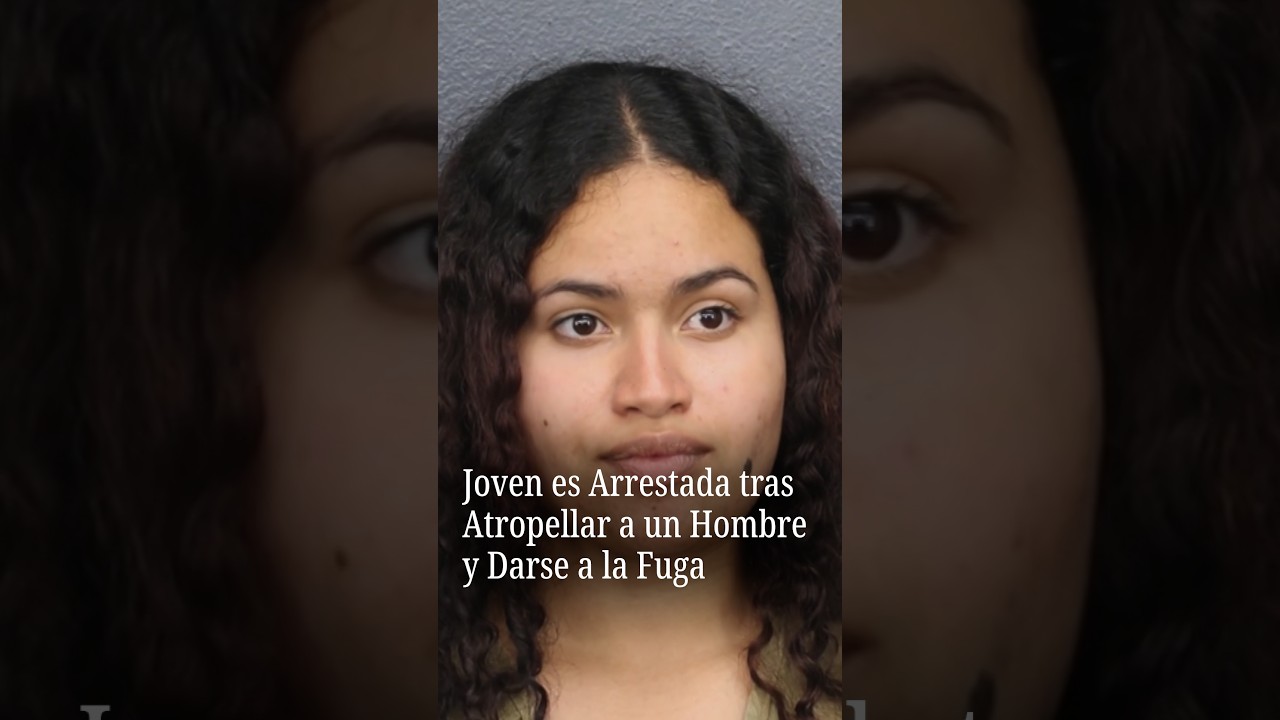 Mujer de 21 años es arrestada tras atropellar a una persona y darse a la fuga