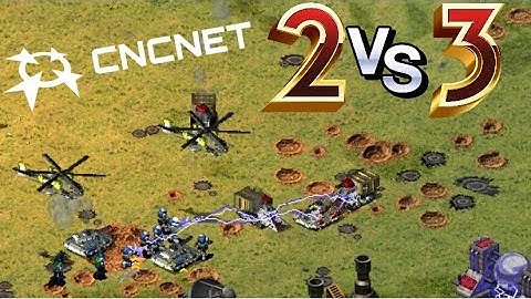 Red Alert 2 | 2 vs 3 Soviet War in Mount Rush More Online Multiplayer CnCNet
