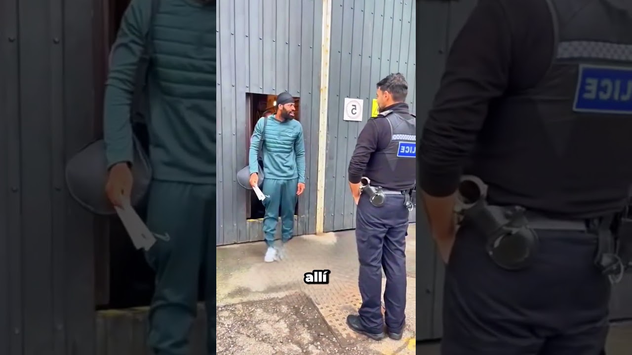 ¡La policía le juega una broma justo al salir de la cárcel!😂
