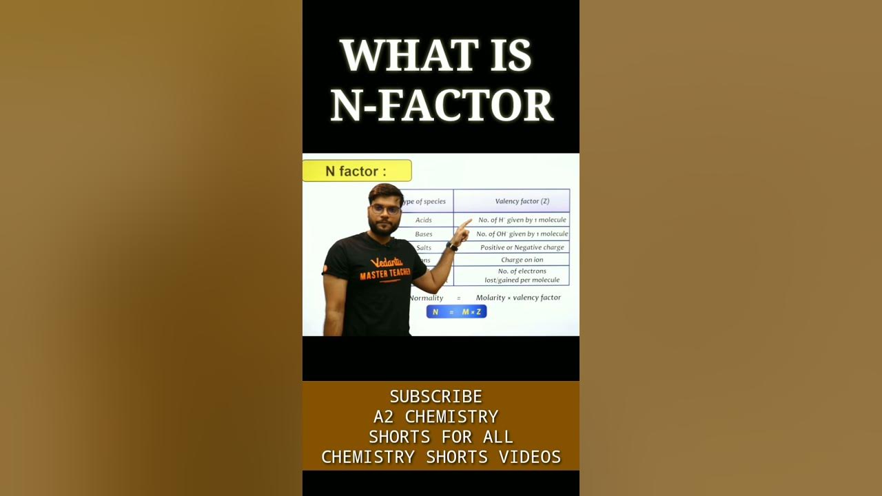 What Is N factor And How To Find N factor A2 Chemistry Shorts what-is-n-factor-and-how-to-find-n-factor-a2-chemistry-shorts