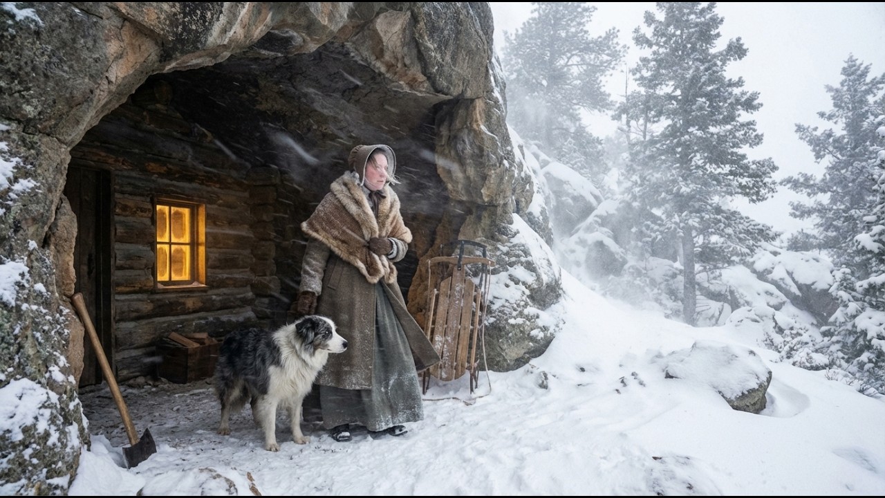 Cast Out Before Winter, Widow Built a Cabin In The Cave — Then the Blizzard Came…