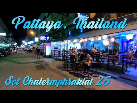 Walking in Pattaya, Thailand. Soi Chalermphrakiat 25. ORANGE ua
