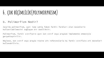 JAVA OOP(Nesneye Dayalı Programlama) - 2