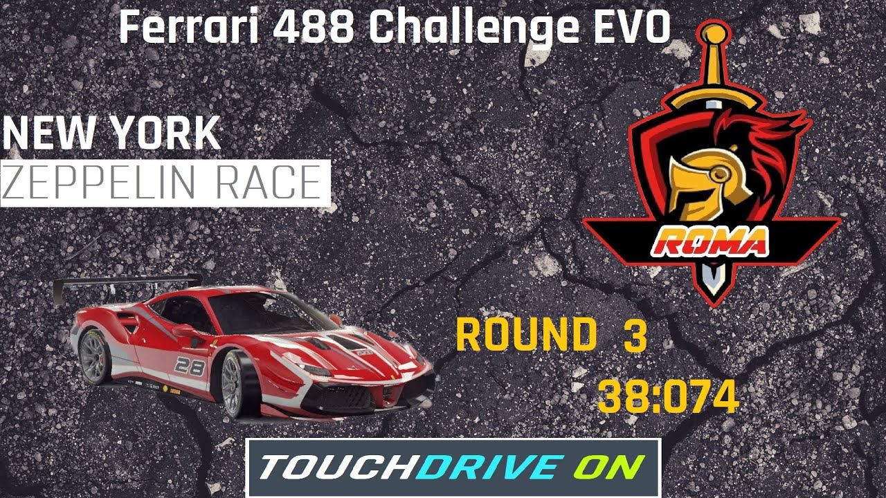 Asphalt 9 [Touchdrive ON] Grand Prix Round 3 Ferrari 488 Challenge EVO