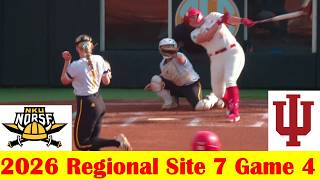 Northern Kentucky vs Indiana Softball Highlights, 2026 NCAA Regional Site 7 Game 4