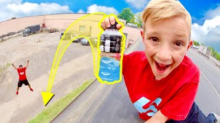 Father & Son BEST BOTTLE FLIPS EVER screenshot 5