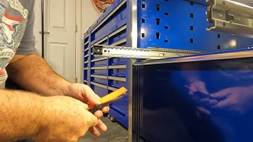Snap On KRL Master Series Drawer Slide Removal and Replace Part 1