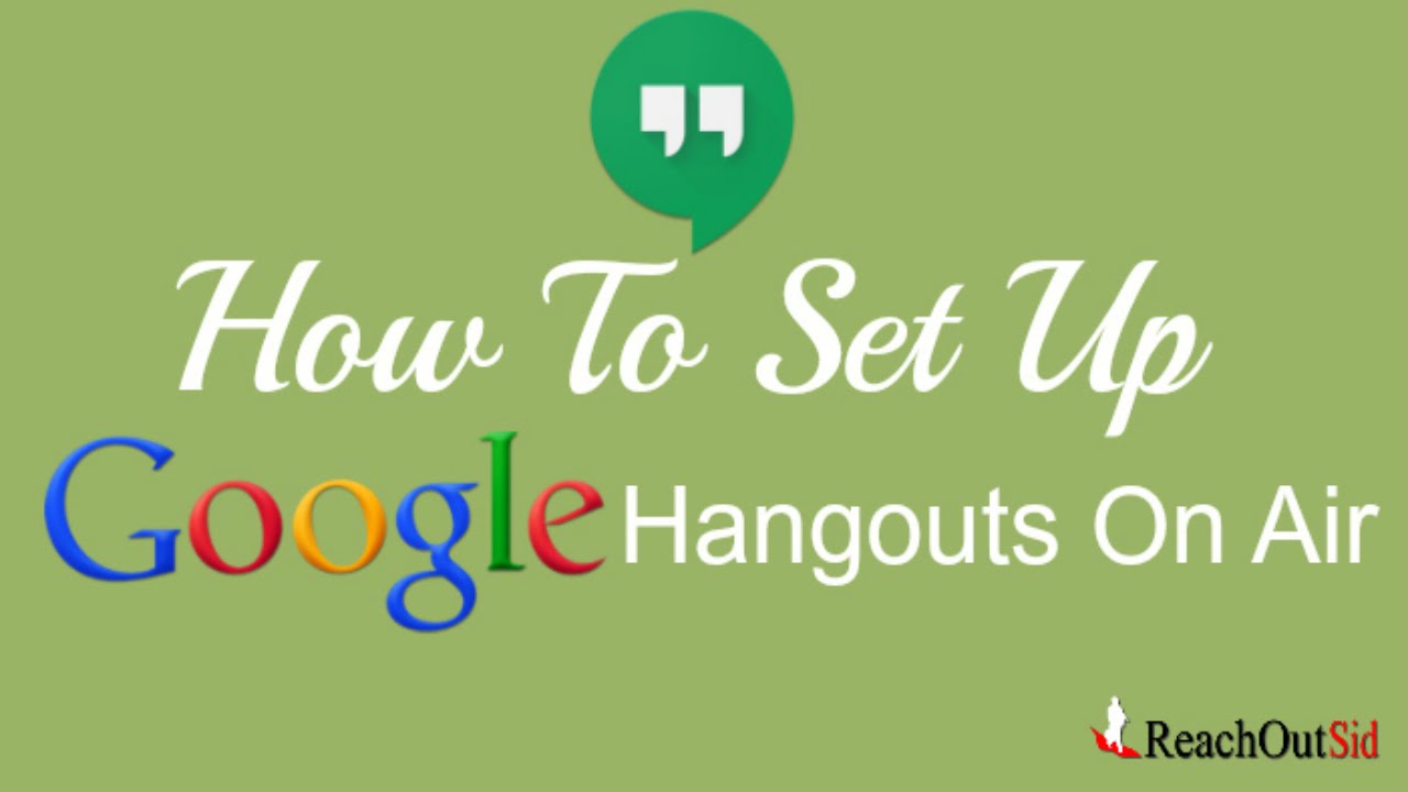 How To Set Up Google Hangouts On Air Event? - YouTube