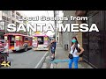 Real LOCAL SCENES from Santa Mesa Manila Philippines - Walking Tour [4K]