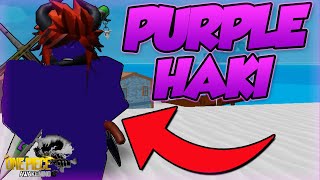 How To Get Purple Haki In One Piece Awakening Roblox Level 5 Buso Haki Youtube - roblox one piece millenium como usar buso e ken haki youtube