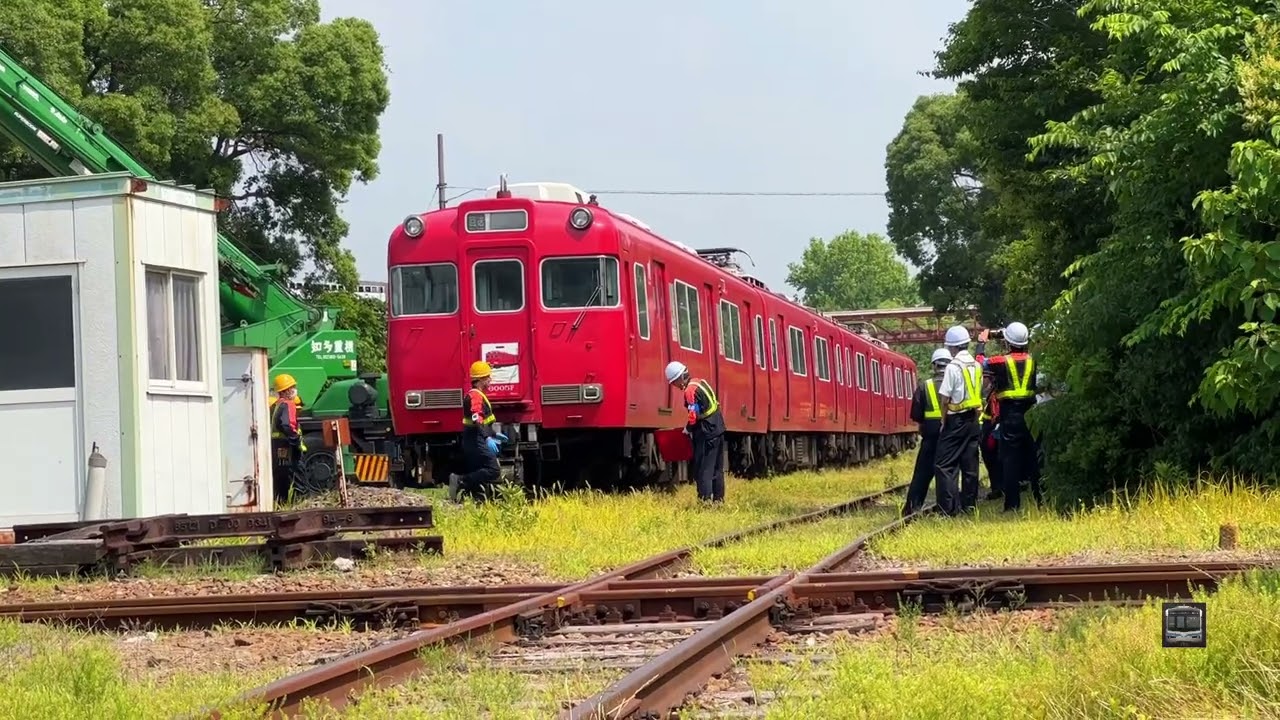 自走→解体 名鉄 6005F 廃車回送 最後の力走‼︎ 東名古屋港駅にて