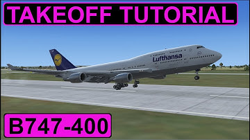Microsoft Flight Simulator Boeing 747 Tutorial For Takeoff Procedure