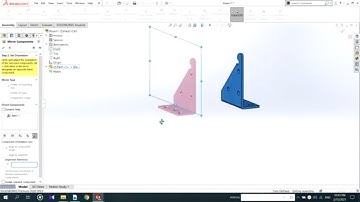 Mirror in Solidworks | #sketch #features #component mirror tools