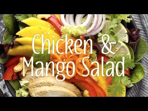 Chicken & Mango Salad - YouTube