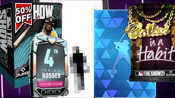 4 DIAMOND PULLS!! 4th INNING PACK OPENING! 50% OFF PACKS!! MLB The Show 21 Diamond Dynasty