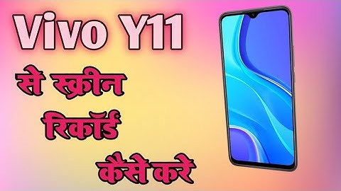 vivoY11 phone screen recording with sound #vivophone||how to enable sound screen recorder