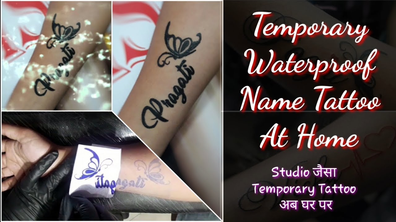 Temporary Name Tattoo Price