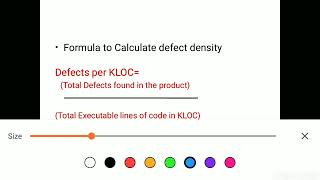 Development Defect Metrics in Software Testing