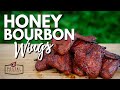 Honey Bourbon Chicken Wings - Smoked Chicken Wings Recipe
