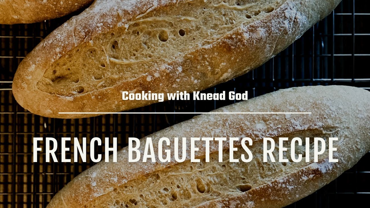 Knead God Crispy Sub Baguettes | French Baguettes Recipe - Cooking With Knead God