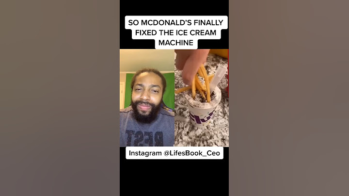 So McDonald’s finally fixed the ice cream machine #shorts #youtubeshorts