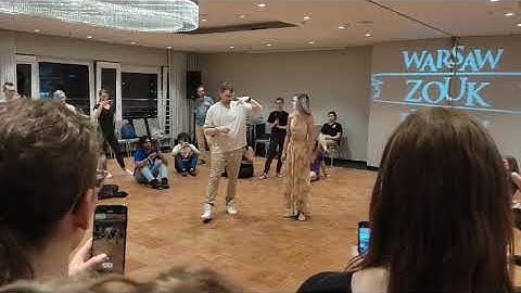 Warsaw Zouk Festival Ignac & Magda Reversing close embrace demo 3 Feb 2024