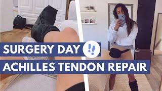 Achilles Tendon Rupture | Surgery day VLOG – Part 3