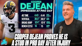 Iowa's Cooper DeJean Stuns At Pro Day, 